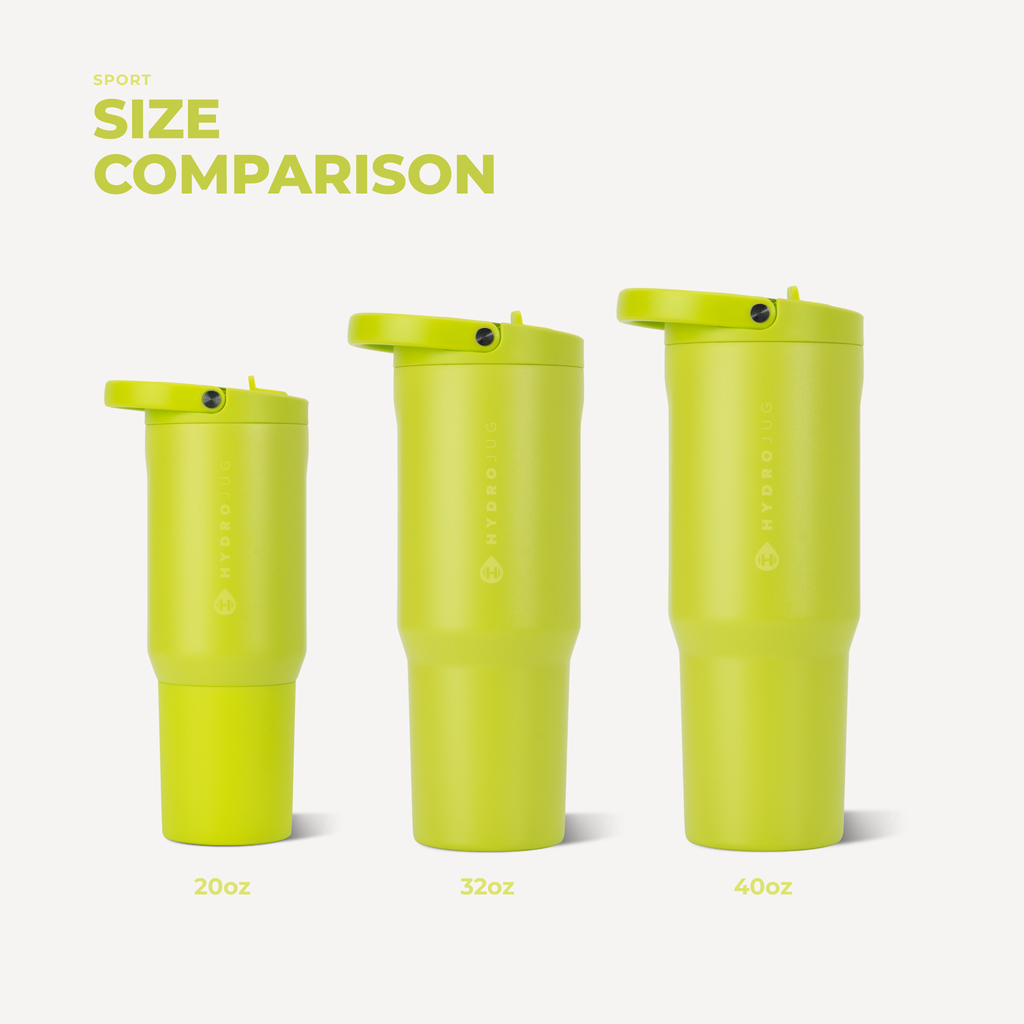 Lemon Lime HydroJug 32 oz Sport Water Bottle