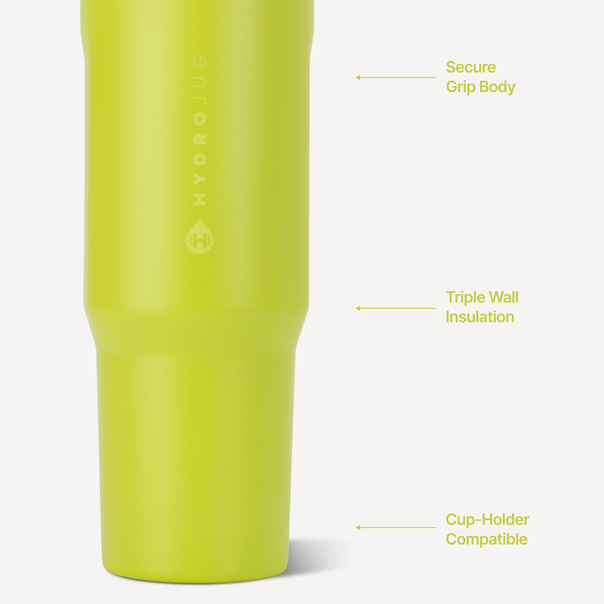 Lemon Lime HydroJug 32 oz Sport Water Bottle