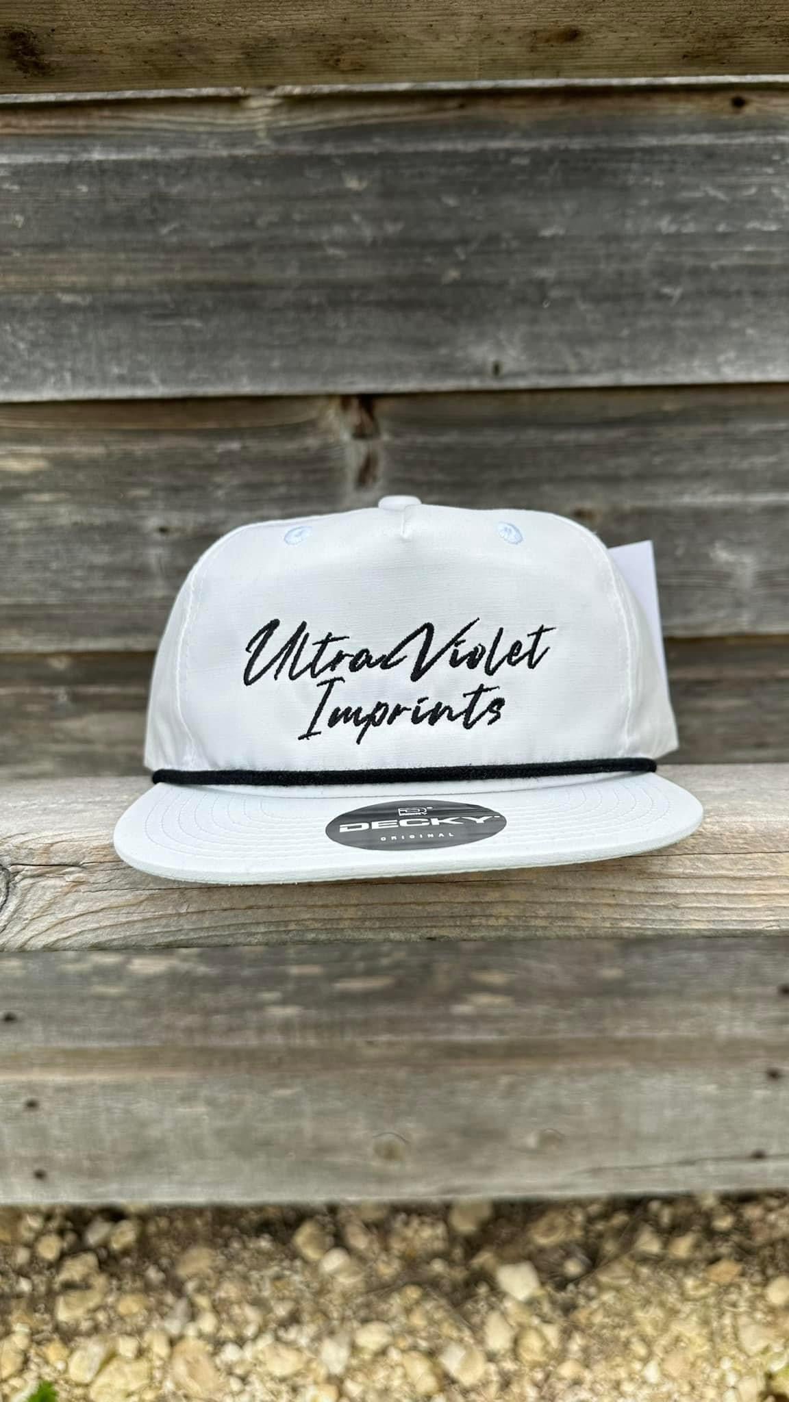 White and Black UV Rope Hat